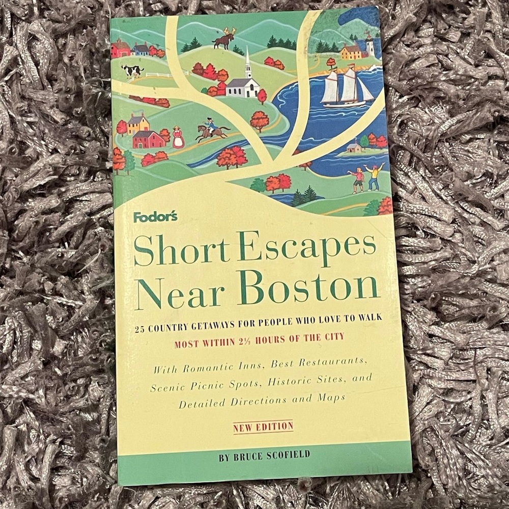 NWOT. Short Escapes Near Boston book. Unused.